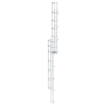 MUNK ortsfeste Steigleitern Aluminium, 14,28m SH 1 Stück - Bild-Darstellung des Produktes 1