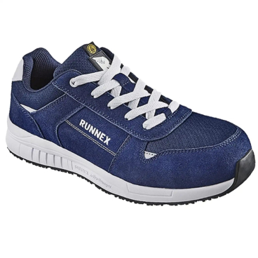 RUNNEX SportStar S3S 5349 Sicherheitshalbschuhe aus Leder, blau, Gr. 41. Sicherheitshalbschuhe S3S "5349" SportStar RUNNEX - Bild-Darstellung des Produktes 1