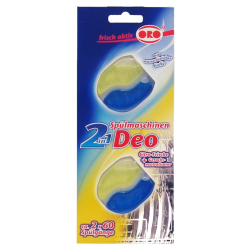 ORO-Produkte Marketing ORO®-frisch-aktiv Spülmaschinen-Deo, mit Duftkorb, 1 Packung = 2 Stück, Citro-Frische 04997