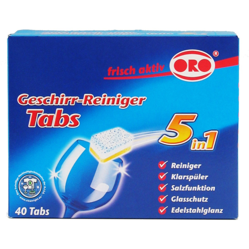 ORO®-frisch-aktiv 5in1 Tabs Geschirr-Reiniger Tabs