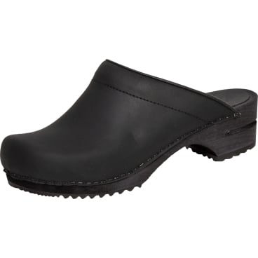 Sanita Damen Clog offen, 100% Leder, ergonomisch, schwarz/bronze. schwarz - Bild-Darstellung des Produktes 1