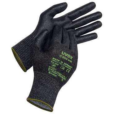 uvex C300 wet Schnittschutzhandschuh, Schnittschutzklasse 3/C, schwarz, Paar. 10 - Bild-Darstellung des Produktes 1