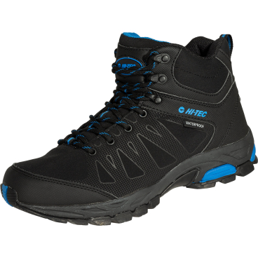 HI-TEC Raven Mid Unisex Wanderschuh, schwarz, Größe 41. schwarz/blau - Bild-Darstellung des Produktes 1