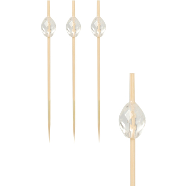 Papstar Diamond Fingerfood-Spieße 1 Karton = 8 x 100 Stück, Länge: 9 cm - Bild-Darstellung des Produktes 1