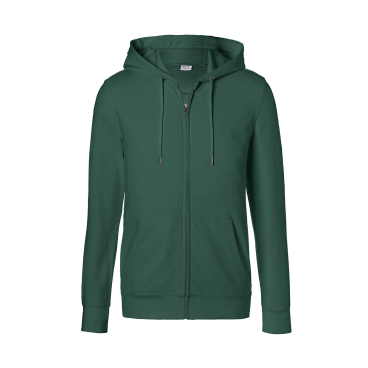 Kübler Workwear Kapuzen-Sweatjacke, Unisex, grün, Größe S. S - Bild-Darstellung des Produktes 1