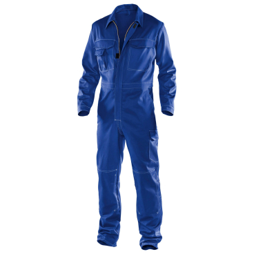 Kübler Workwear organiq Overall – Unisex, 100% Baumwolle, blau, Gr. 44. 44 - Bild-Darstellung des Produktes 1