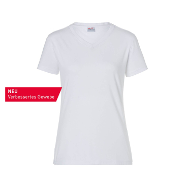 Kübler Workwear Damen T-Shirt, 50% Baumwolle / 50% Polyester, Weiß, 4XL. 4XL - Bild-Darstellung des Produktes 1