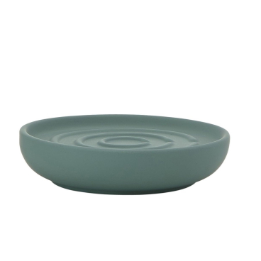 ZONE Denmark Nova Seifenschale – designt in Dänemark, mattes Finish mit leichten Abtropfrillen, geliefert in Geschenkbox. Ø 11 cm - Höhe 2,5 cm - Bild-Darstellung des Produktes 1