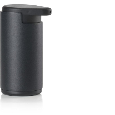 ZONE Denmark Rim Seifenspender, Aluminium/ABS, Schwarz. Ø 8,7 cm, Höhe 13,6 cm, Schwarz - Bild-Darstellung des Produktes 1