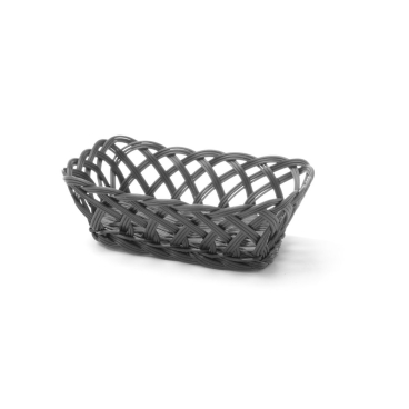 Körbe mit gewebtem Rand, HENDI, rechteckig, Schwarz, 225x150x(H)65mm 426241 - Bild-Darstellung des Produktes 1