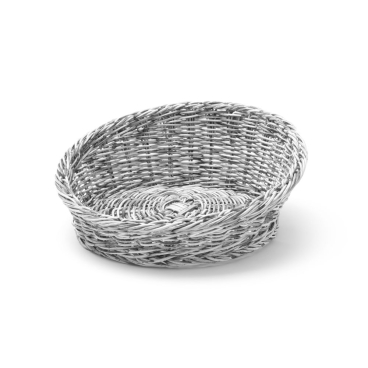 Brotkorb, rund abgeschrägt, HENDI, Hellgrau, ø310x(H)120mm 426562 - Bild-Darstellung des Produktes 1