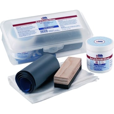 Ulithclean Acryl Kombiclean Oberflächenreiniger 1 Set = Nassschleifpapier, Schleifpaste, Poliertuch und Schwamm - Bild-Darstellung des Produktes 1