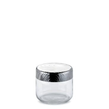 Alessi VENEER Küchendose aus Glas mit 18/10 Edelstahl-Deckel, 500 ml. 500 ml - Bild-Darstellung des Produktes 1