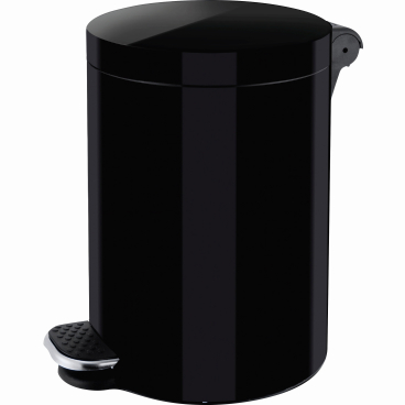helit Treteimer "the knight", 3 Liter Farbe: schwarz - Bild-Darstellung des Produktes 1