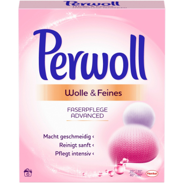 Perwoll Wolle & Feines Faserpflege Advanced Waschpulver 330 g