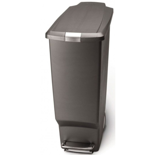 simplehuman schmaler Treteimer, Kunststoff