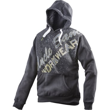 Uncle Sam Herren Hoody, unifarben, komfortabel und langlebig. L - Bild-Darstellung des Produktes 1
