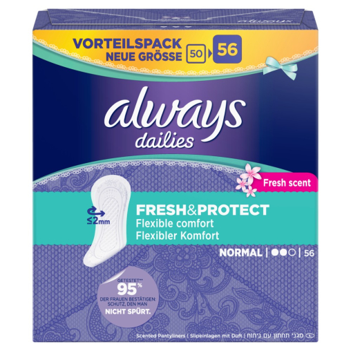 Always dailies Fresh & Protect Normal Slipeinlagen