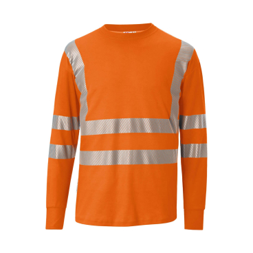 Kübler Workwear Reflectiq Longsleeve PSA 2, warnorange, Gr. XS. XS - Bild-Darstellung des Produktes 1