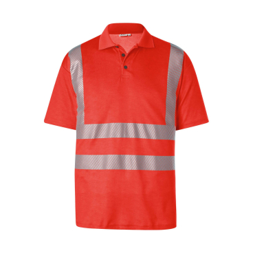 Kübler Workwear Reflectiq Polo PSA 2, rot, Größe XXL. XXL - Bild-Darstellung des Produktes 1
