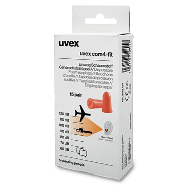 uvex Gehörschutzstöpsel com4-fit, Einweg, 1 Stück uvex Gehörschutzstöpsel com4-fit - Bild-Darstellung des Produktes 1