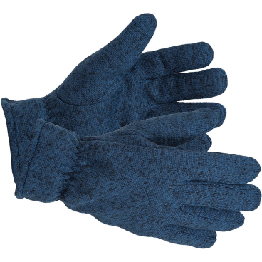 Strickfleece-Handschuhe Unisex, 100% Polyester, grau – Winterhandschuhe (Paar). grau - Bild-Darstellung des Produktes 1