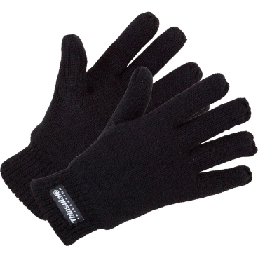 Thinsulate Strickhandschuhe, warm und atmungsaktiv, schwarz M - Bild-Darstellung des Produktes 1