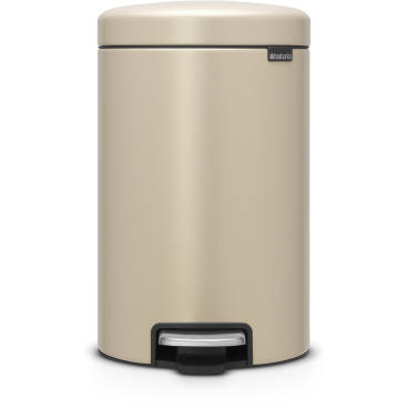 Brabantia NEWICON Tretmülleimer, 12 Liter Farbe: Mineral Golden Beach - Bild-Darstellung des Produktes 1