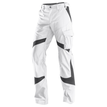 Kübler Bundhose ACTIVIQ – leichte, ergonomische Arbeits-Bundhose, 65% Polyester/35% Baumwolle, 270 g/m² Farbe: weiß/anthrazit, Größe: 30 - Bild-Darstellung des Produktes 1