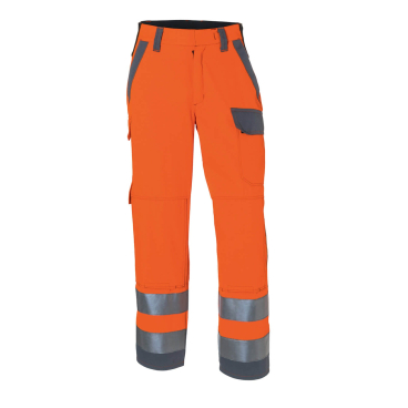 Kübler Protectiq High-Vis Warnschutzhose ARC2, PSA Kat. 3. warnorange/anthrazit - Bild-Darstellung des Produktes 1