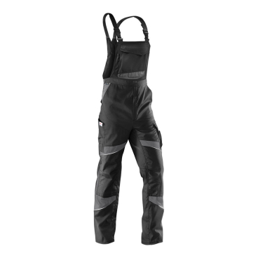 Kübler Latzhose ACTIVIQ – robuste Arbeitshose mit CORDURA-Knieverstärkung, EN 14404-zertifiziert Farbe: schwarz/anthrazit, Größe: 94 - Bild-Darstellung des Produktes 1