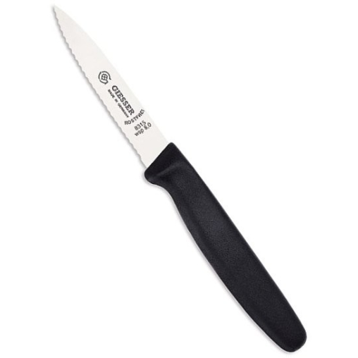 Giesser Gemüsemesser mit Wellenschliff, mittelspitz