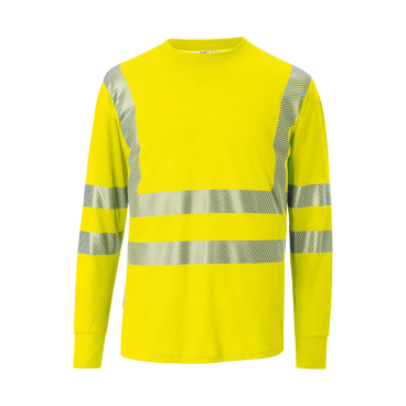 Kübler Reflectiq Longsleeve PSA 2 – Langarmshirt, warngelb, Gr. 4XL. warngelb - Bild-Darstellung des Produktes 1