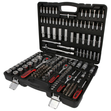 fortis Steckschlüssel-Satz 1/4"+3/8"+1/2" 179-teilig fortis Steckschlüssel-Satz 1/4"+3/8"+1/2" 179-teilig - Bild-Darstellung des Produktes 1