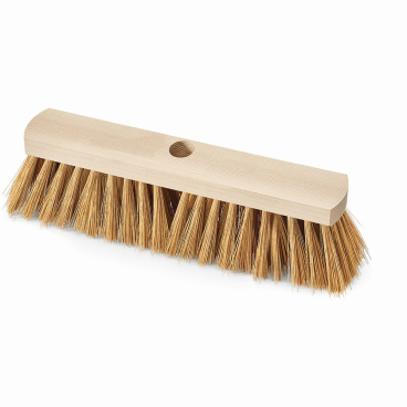 Saalbesen, Poly-Kokos, aus Sattelholz Breite: 30 cm mit Stielloch - Bild-Darstellung des Produktes 1