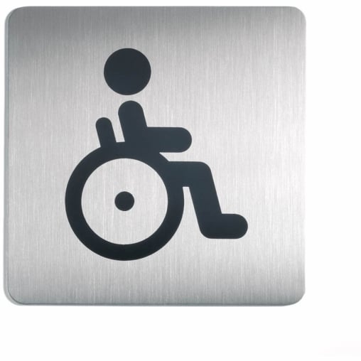 DURABLE Picto quadratisch WC Behindert Schild