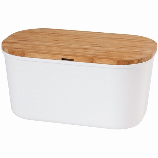 Kesper Brotbox, weiß, aus Melamin