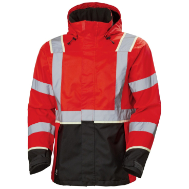 Helly Hansen Warnschutz-Regenjacke UC‑ME – wasserdicht 10.000 mm, VizLite DT, Warnschutzklasse 3, abnehmbare Helmkapuze XXL - Bild-Darstellung des Produktes 1
