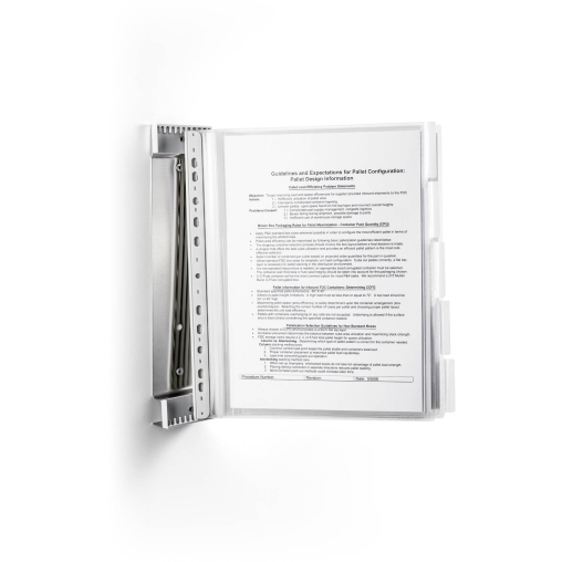 DURABLE Function Stainless Wall 10 Sichttafelsystem