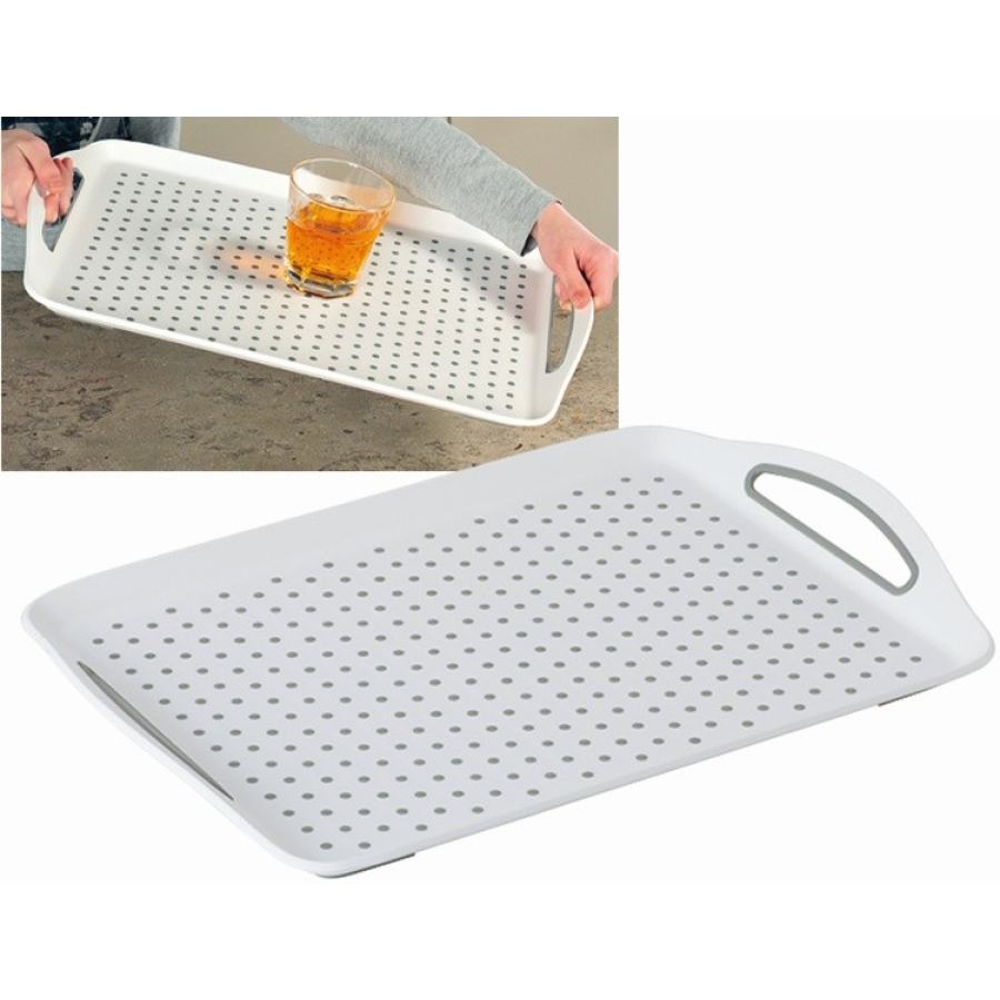 Kesper Serviertablett, rutschfest, 1 Stück, Farbe: weiß online kaufen ...