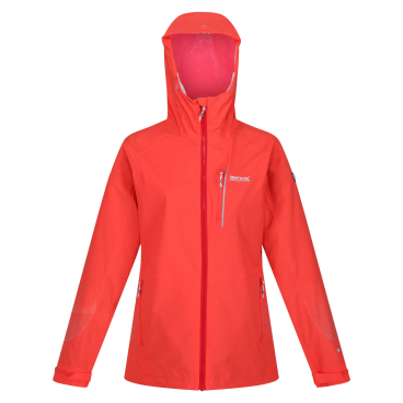 Regatta - "Highton Pro" Jacke Wasserfest für Damen - Neon-Pfirsichfarben 40 DE - Bild-Darstellung des Produktes 1
