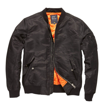 Vintage Industries Welder MA1 Workwear-Jacke – 100% Nylon, Polyester-Innenfutter, leichte Polsterung. XL - Bild-Darstellung des Produktes 1