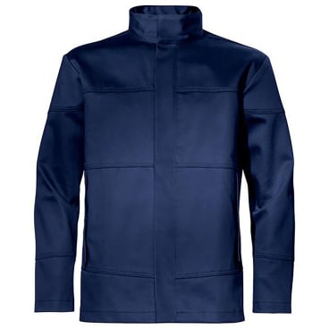 Uvex Arbeitsjacke Welding, dauerhaft funken- und flammenhemmend, 79 % Baumwolle, 20 % Polyester, 1 % antistatische Fasern, atmungsaktiv und strapazierfähig. 52 - Bild-Darstellung des Produktes 1