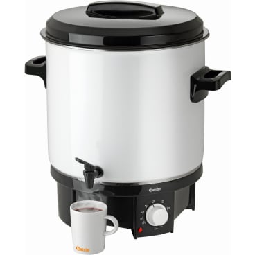 Bartscher GE 21 Glühweintopf / Einkochtopf, 28 Liter – Maße: 370 x 370 x 500 mm