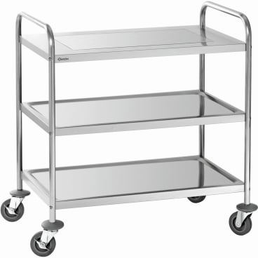 Bartscher IKTS 35 Induktions-Servierwagen Maße: 920 x 600 x 940 mm, 3 Borde - Bild-Darstellung des Produktes 1