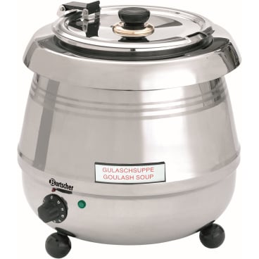 Bartscher De Luxe Suppentopf, 9 Liter Maße: 345 x 345 x 360 mm - Bild-Darstellung des Produktes 1