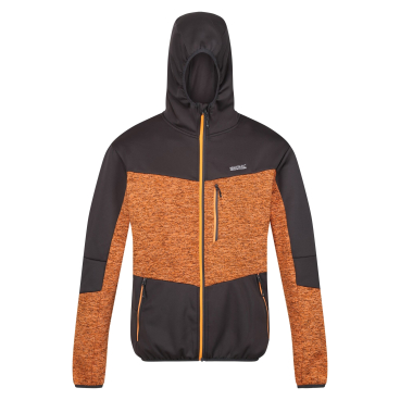 Regatta - "Cadford V" Fleecejacke Durchgehender Reißverschluss für Herren - Orangen Pfeffer/Asche XL - Bild-Darstellung des Produktes 1