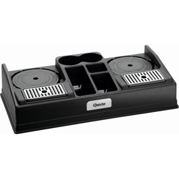 Bartscher 2190 Kaffeestation, schwarz Maße: 660 x 340 x 145 mm - Bild-Darstellung des Produktes 1