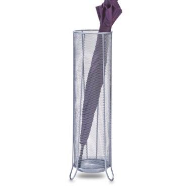 Zeller Mesh Schirmständer, Ø 14 x 53 cm Material: Drahtmetall, grau - Bild-Darstellung des Produktes 1