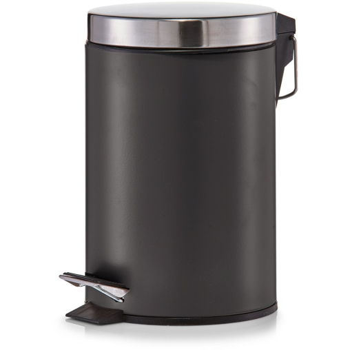 Zeller Treteimer, 3 Liter, matt schwarz